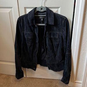 Vintage 90’s Suede Navy Jacket